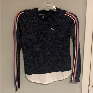 Hooded Heather Blue sweater